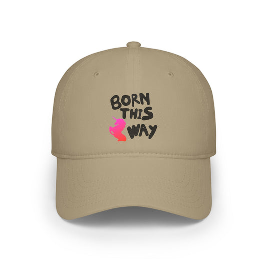 Born This Way Unicorn Baseball Cap Printify