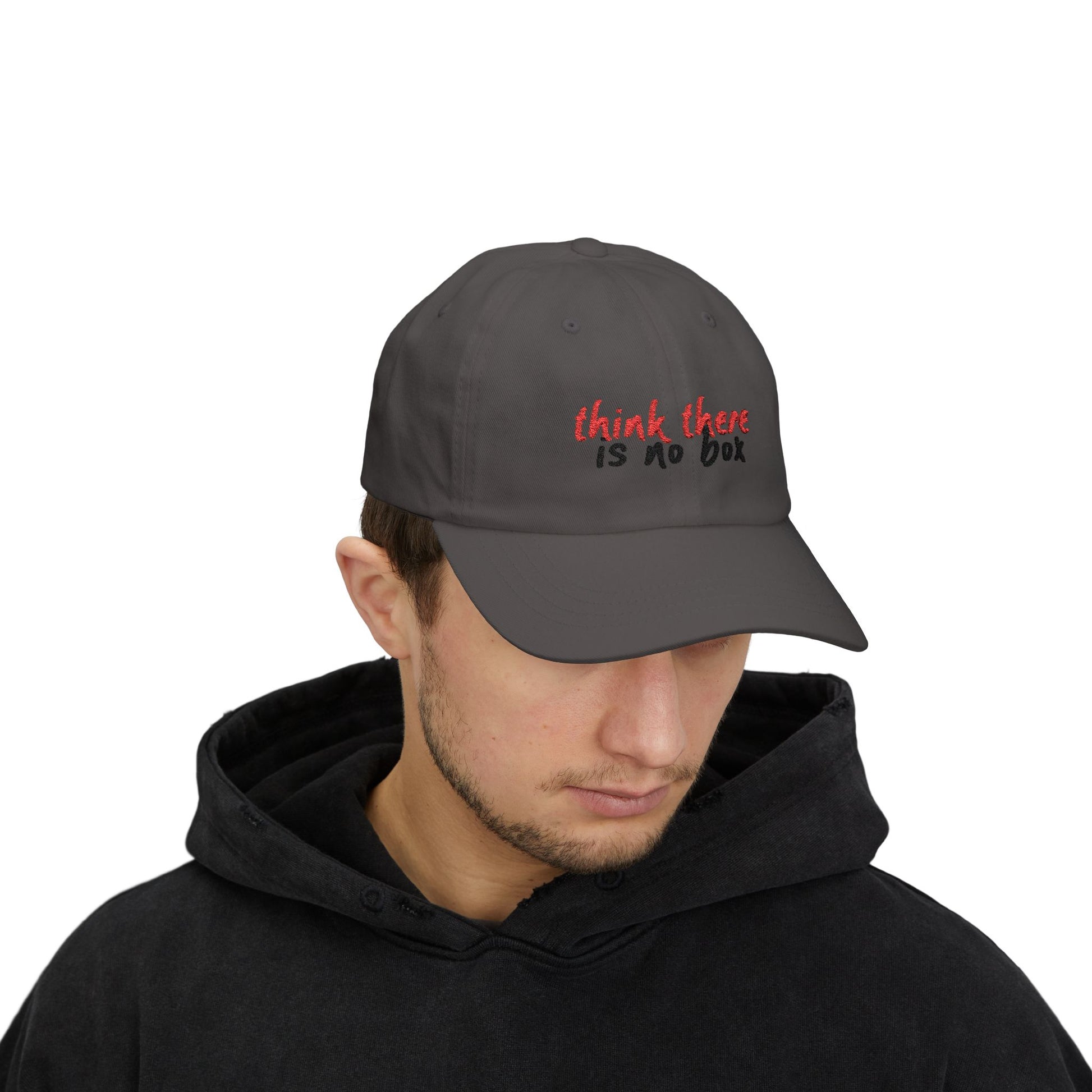 Think There Handwritten Classic Dad Cap - snazzymerch