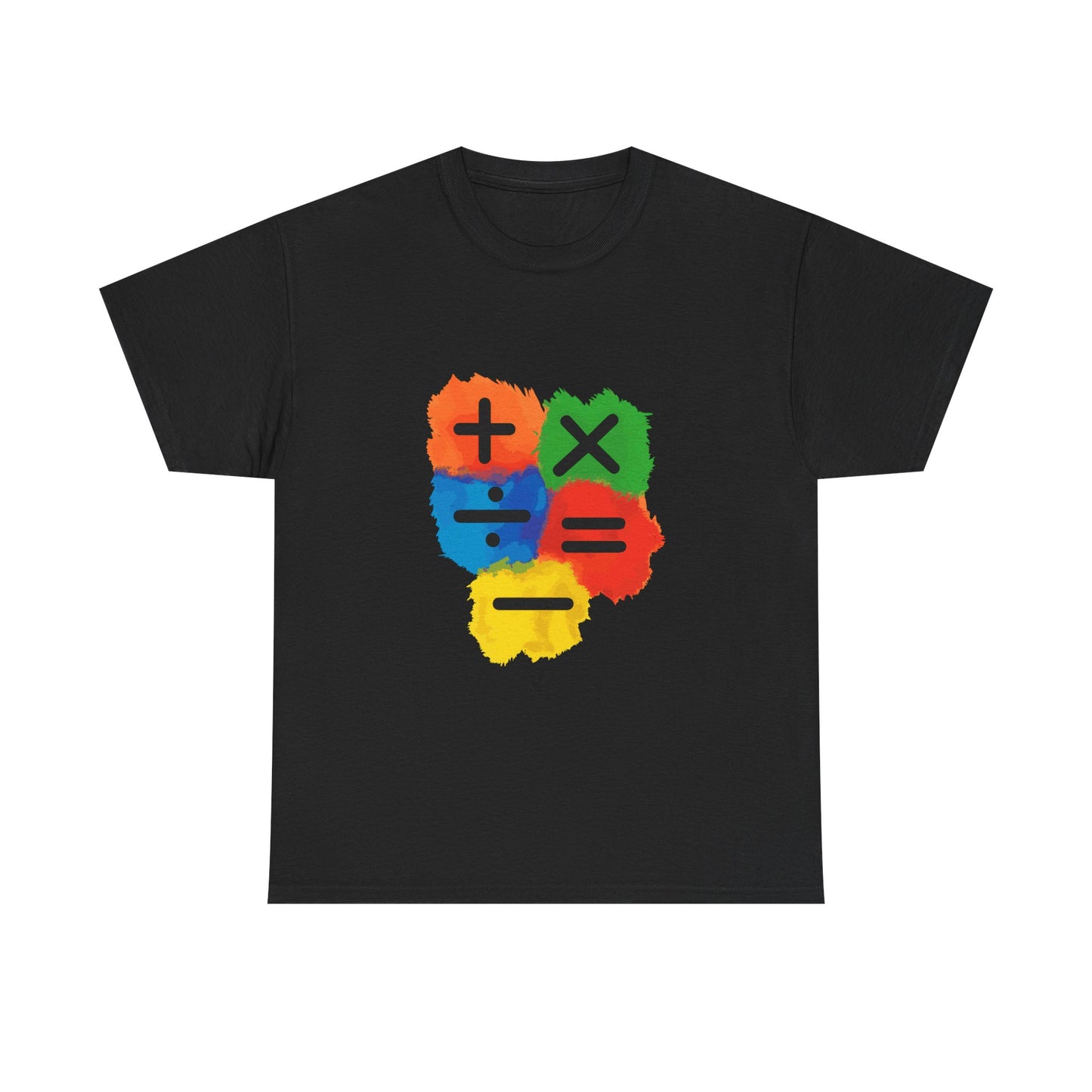 Orange Equals Symbol Unisex Heavy Cotton Tee Printify