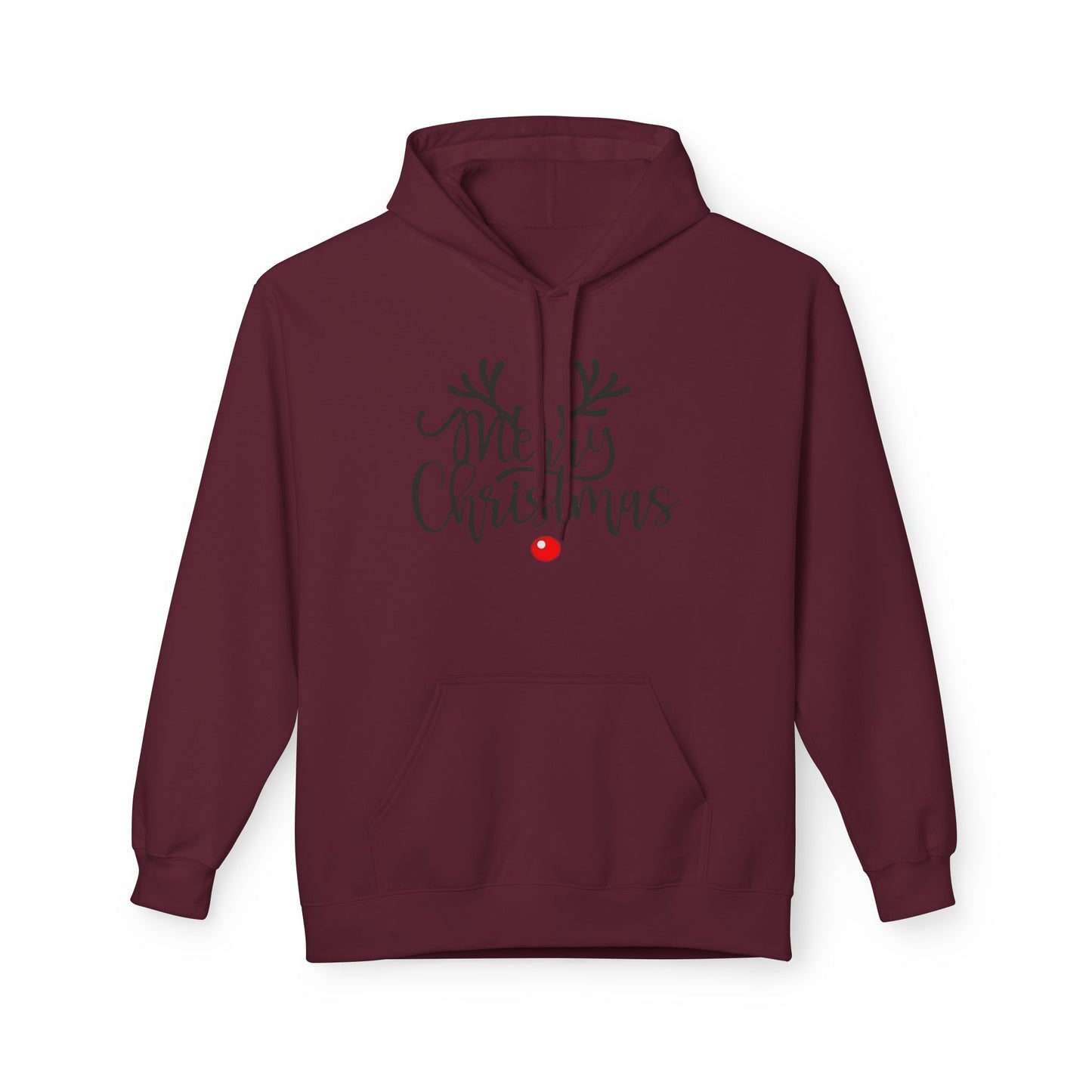 Merry Christmas Reindeer Hoodie – Holiday Edition Printify