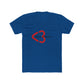 Minimal Heart Icon Unisex Cotton Tee - snazzymerch