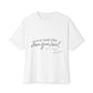 Bold Outline Unisex Oversized Boxy Tee - snazzymerch