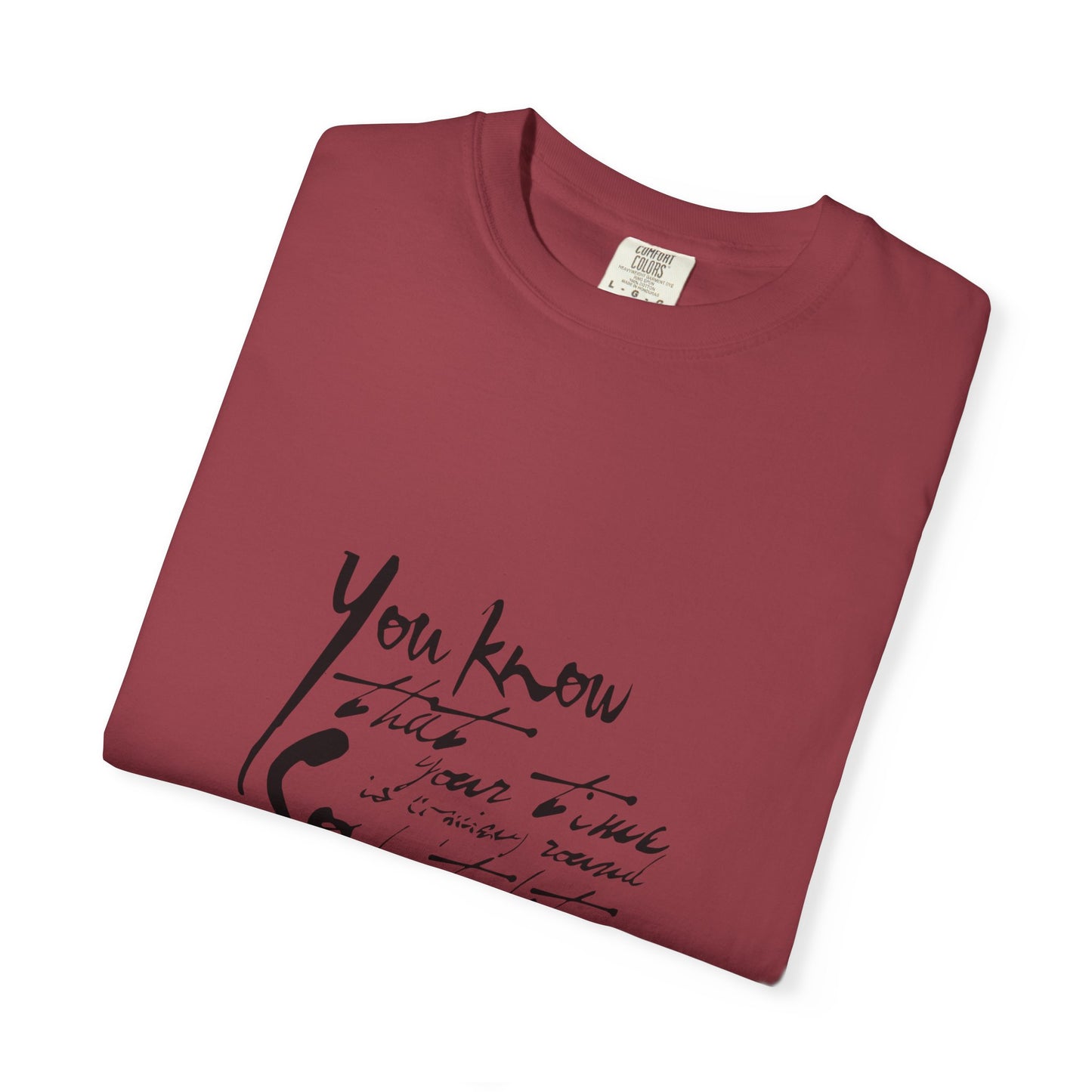 Bold Outline Logo Unisex Garment-Dyed T-shirt - snazzymerch