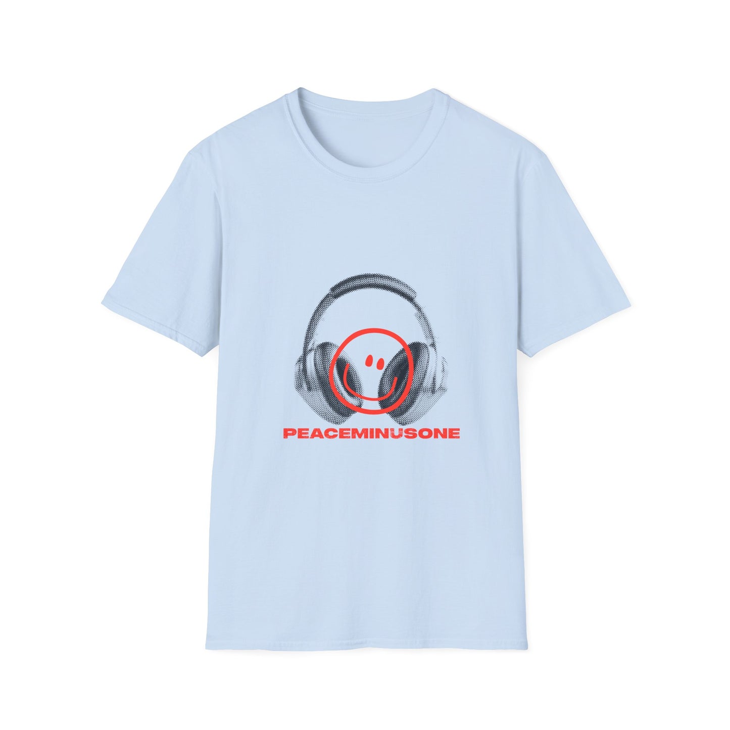 Smiley Beats Graphic Unisex Softstyle Tee - snazzymerch