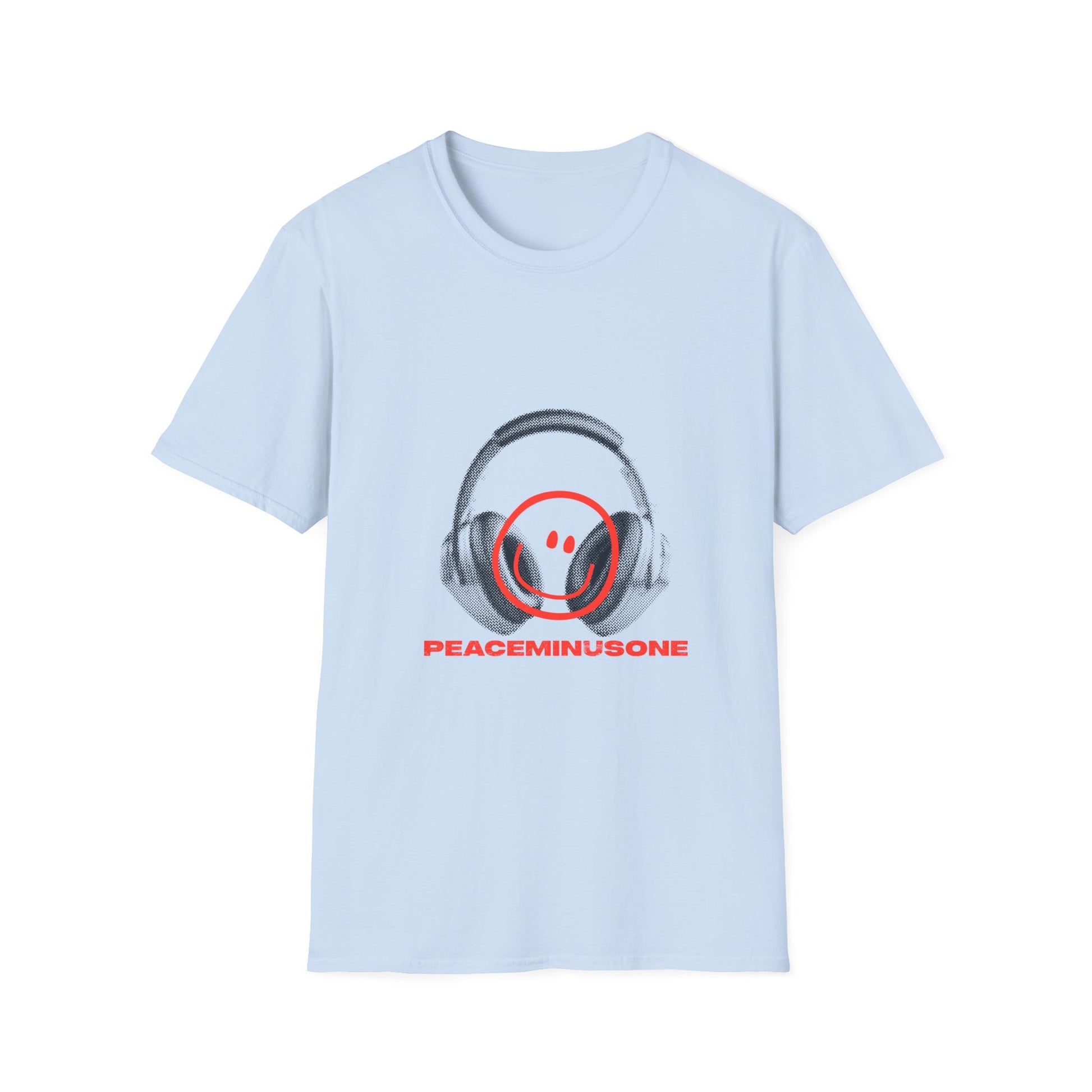 Smiley Beats Graphic Unisex Softstyle Tee - snazzymerch