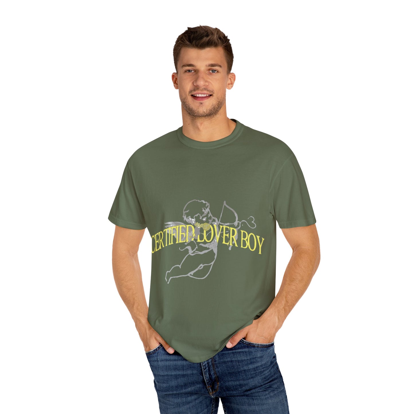 Cupid Lover Boy Dyed Tshirt Printify