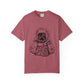 Outline Face Design Unisex Garment-Dyed T-shirt - snazzymerch