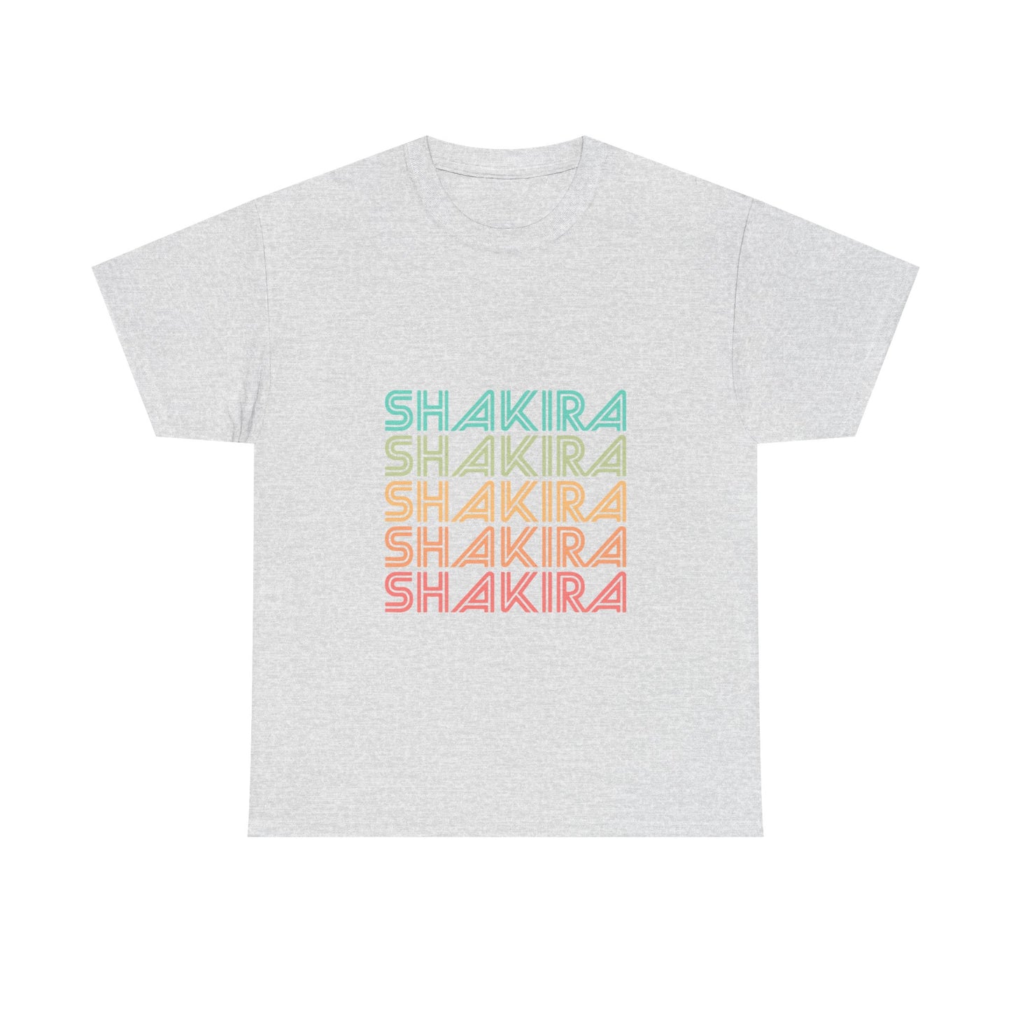 Retro Pop Lines Unisex Heavy cotton tee Printify