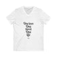 Tour-Inspired Circle Unisex Jersey Short Sleeve V-Neck Tee - snazzymerch