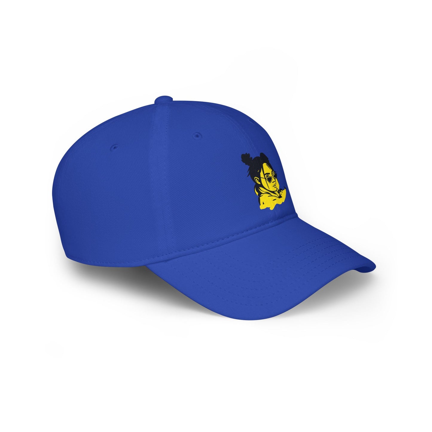 Billie Eilish Inspired Baseball Cap – Neon Mood Portrait Edition Printify