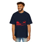 Christmas Loading Oversized Tee – Festive Santa Sleigh Holiday T-Shirt Printify