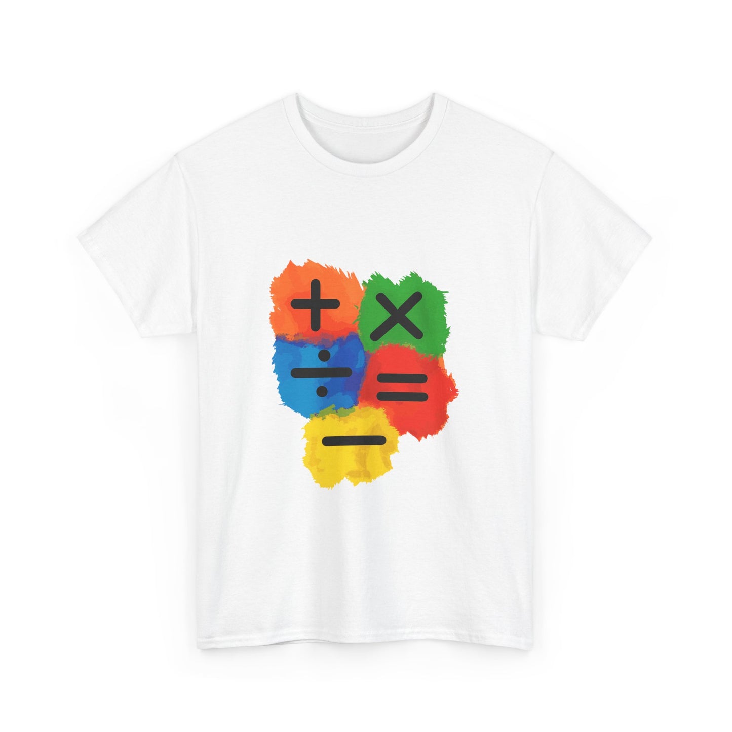 Orange Equals Symbol Unisex Heavy Cotton Tee Printify