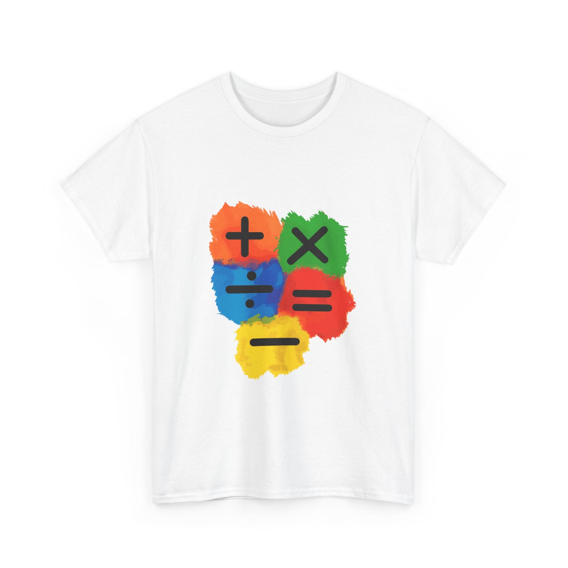 Orange Equals Symbol Unisex Heavy Cotton Tee Printify