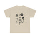 Ocean Wave with Heart Outline Unisex Heavy Cotton Tee Printify
