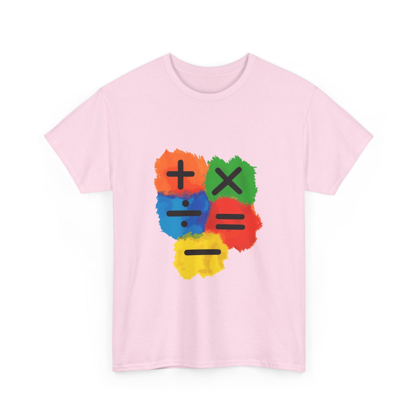 Orange Equals Symbol Unisex Heavy Cotton Tee Printify