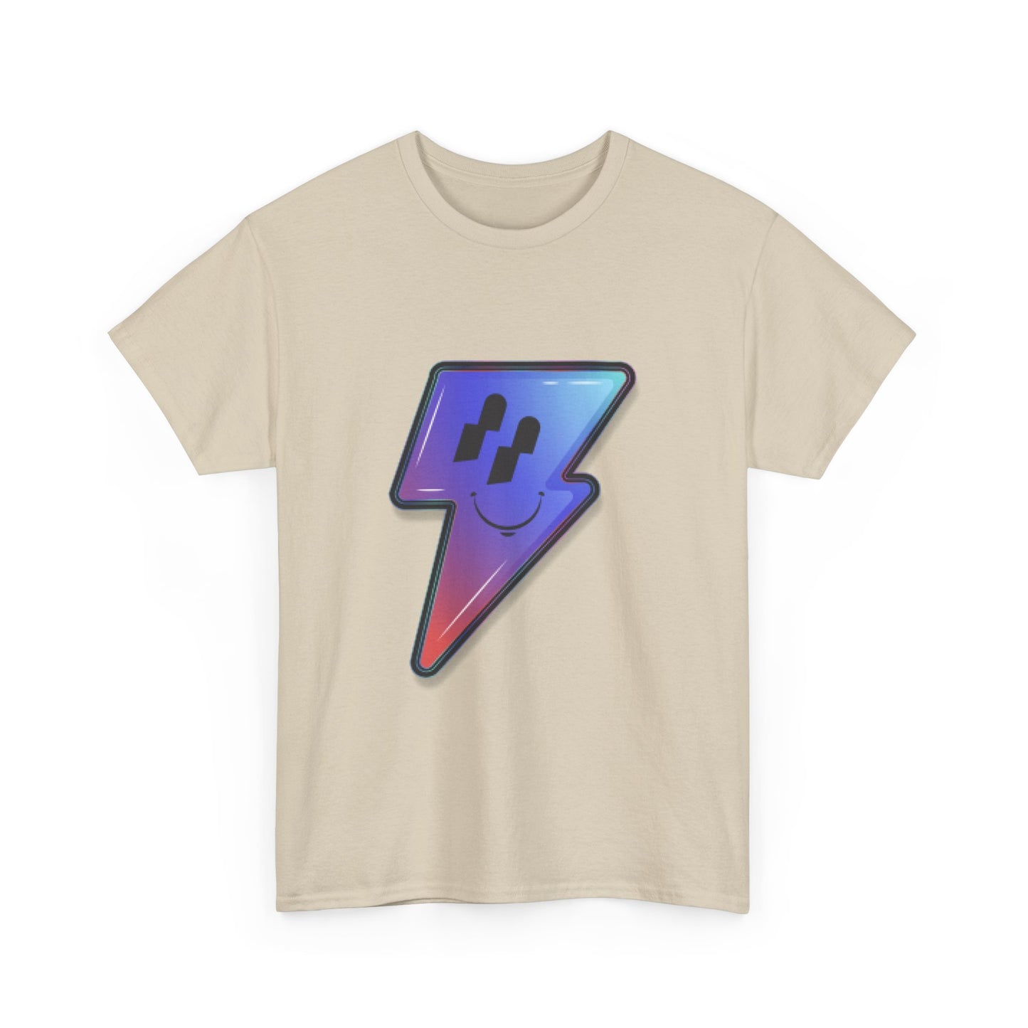 Smiley Charge Pop Unisex Heavy cotton tee Printify