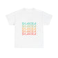 Retro Pop Lines Unisex Heavy cotton tee Printify