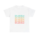 Retro Pop Lines Unisex Heavy cotton tee Printify
