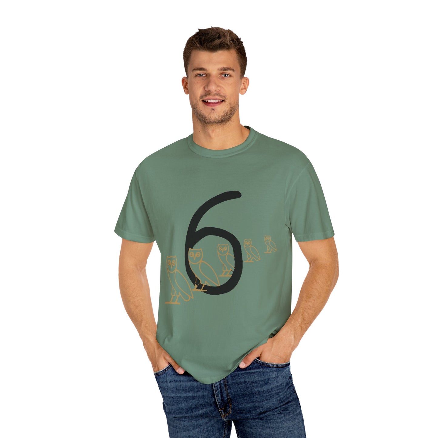 OVO Owl Evolution Dyed Tshirt Printify