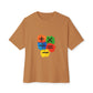 Copy of Copy of Copy of  Orange Divide Symbol Oversized Boxy Tee Printify