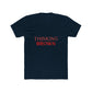 Thinking Bold Text Unisex Cotton Tee - snazzymerch