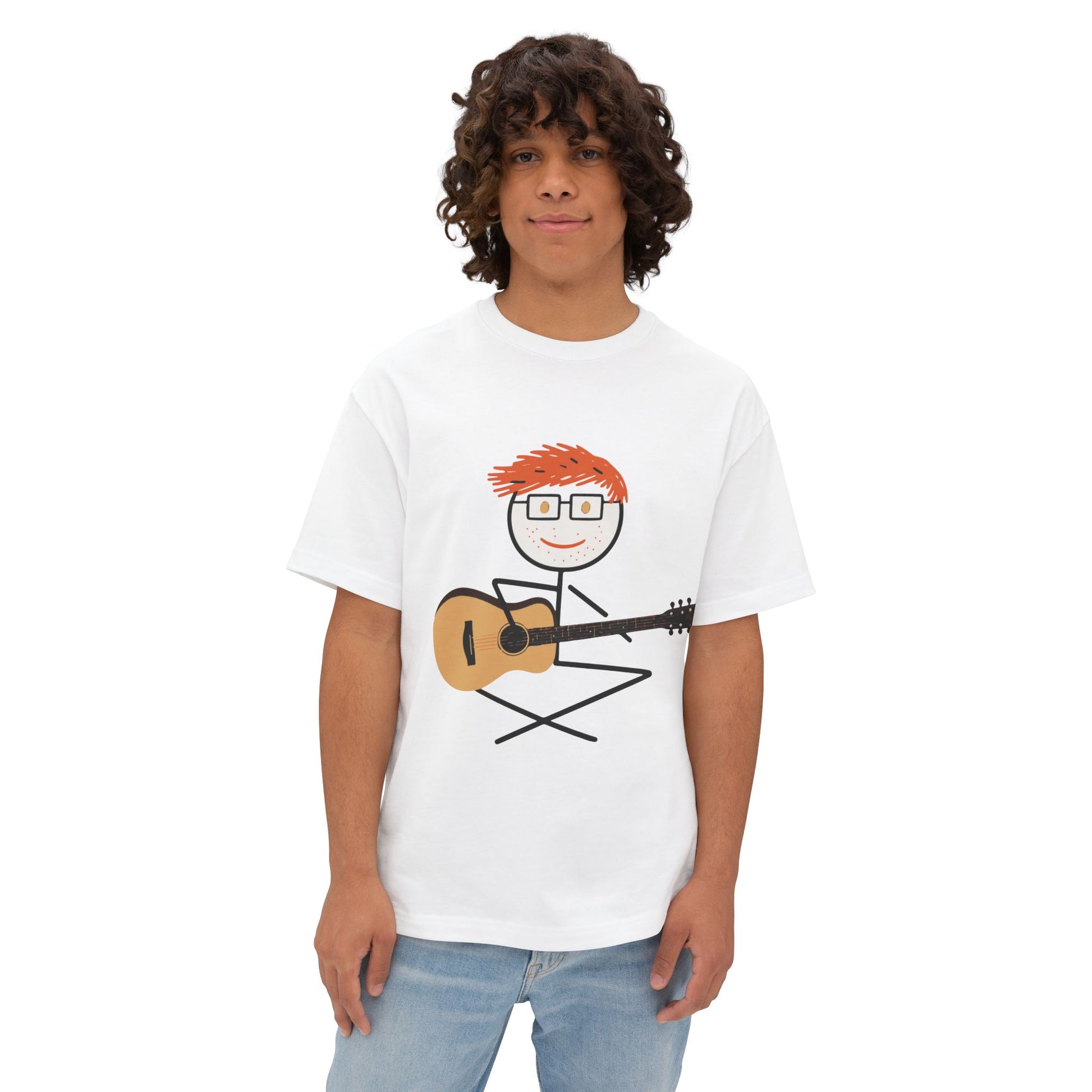 Ed Sheeran Guitar Boxy Tee | Oversized Fit