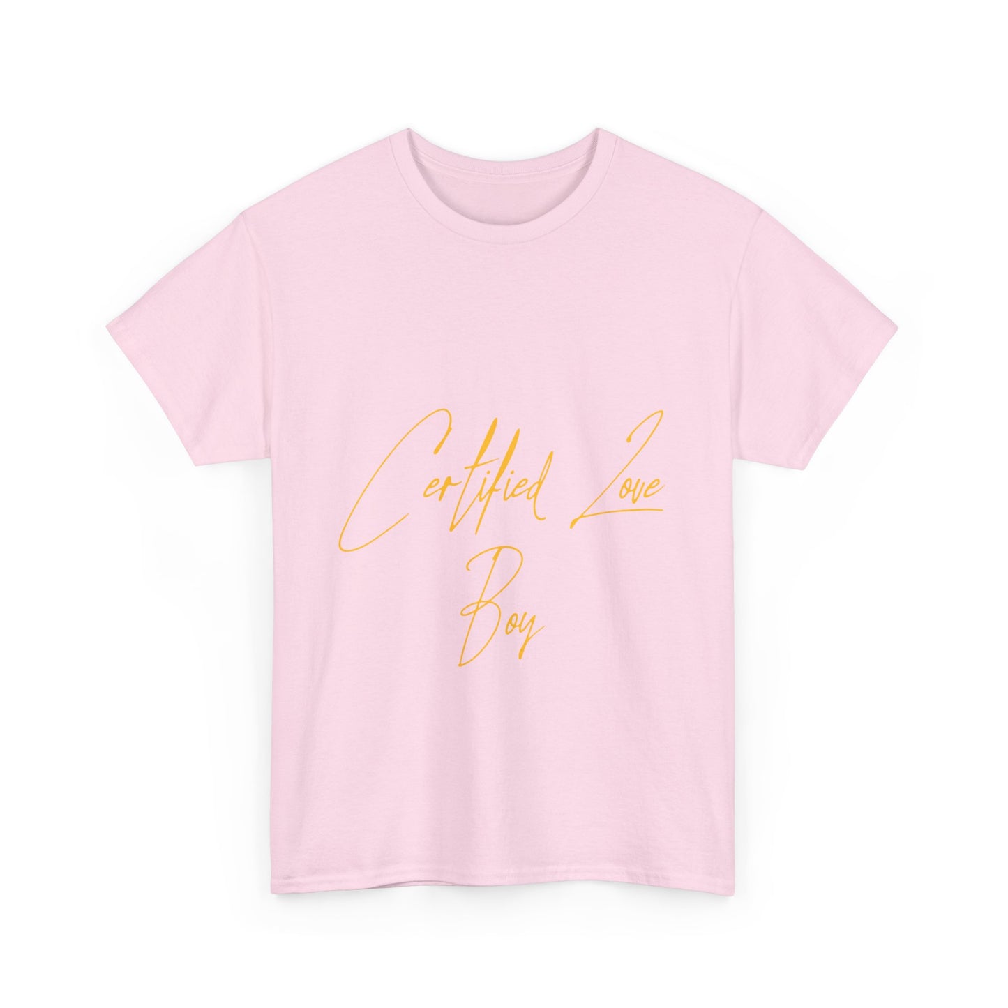 Certified Lover Boy Script Heavy Cotton Tee Printify