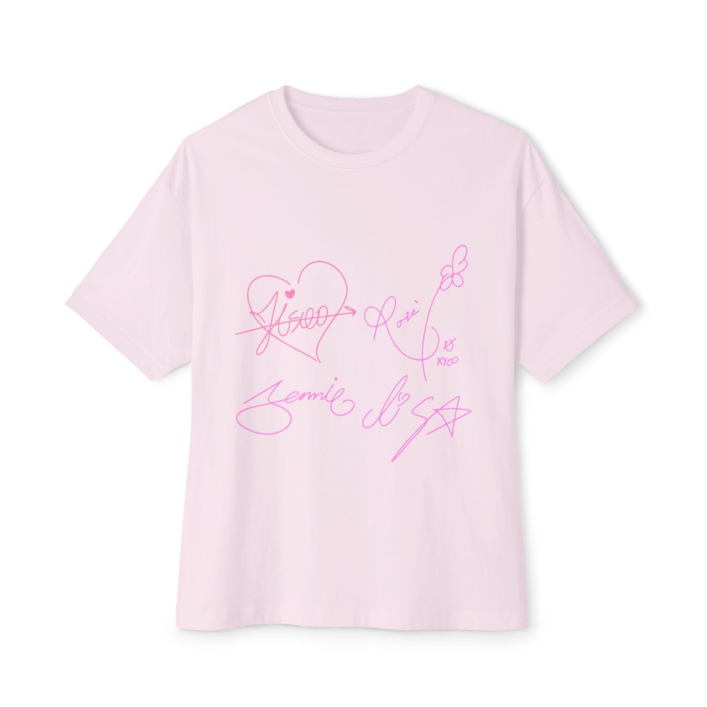 Signature Autograph – Oversized Boxy Tee Printify
