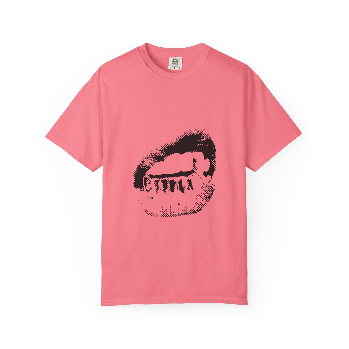 Distorted Black Wordmark - snazzymerch