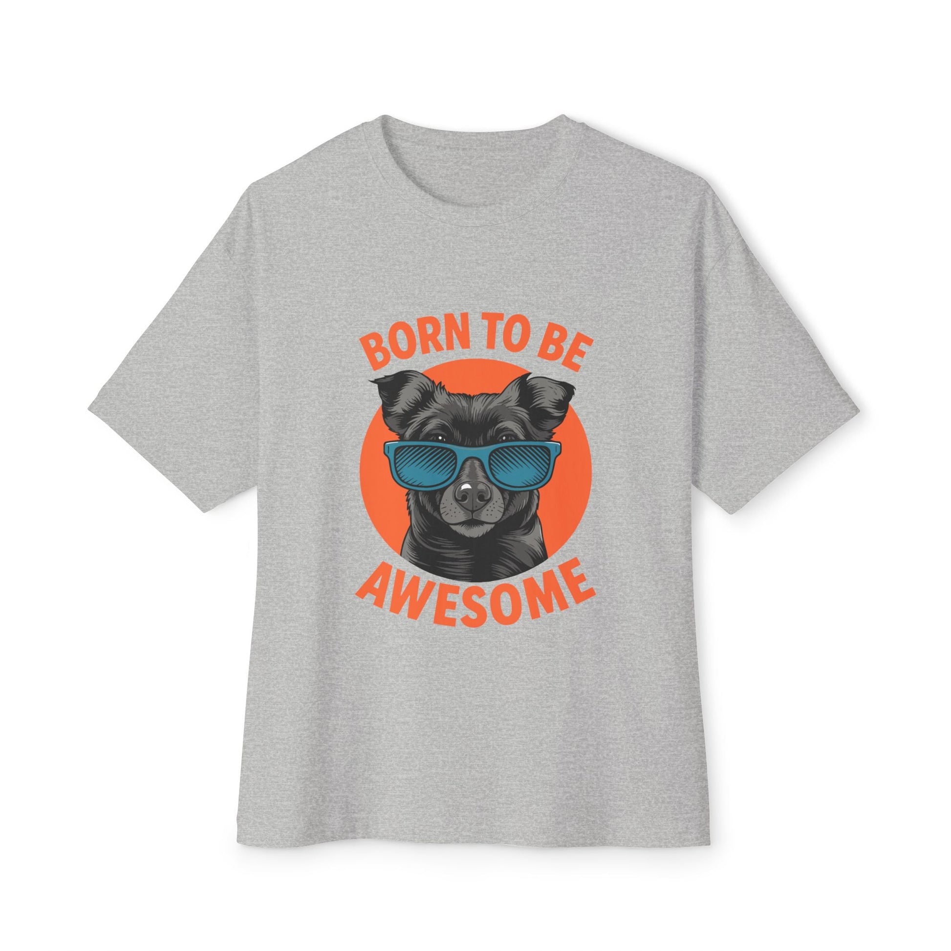 Oversized boxy Tee – Snazzy Born to be awesome Edition Printify
