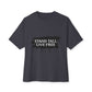 Stand Tall Live Free Unisex oversized Boxy Tee - snazzymerch