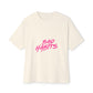 Sun and Waves Minimalist Oversized Boxy Tee Printify