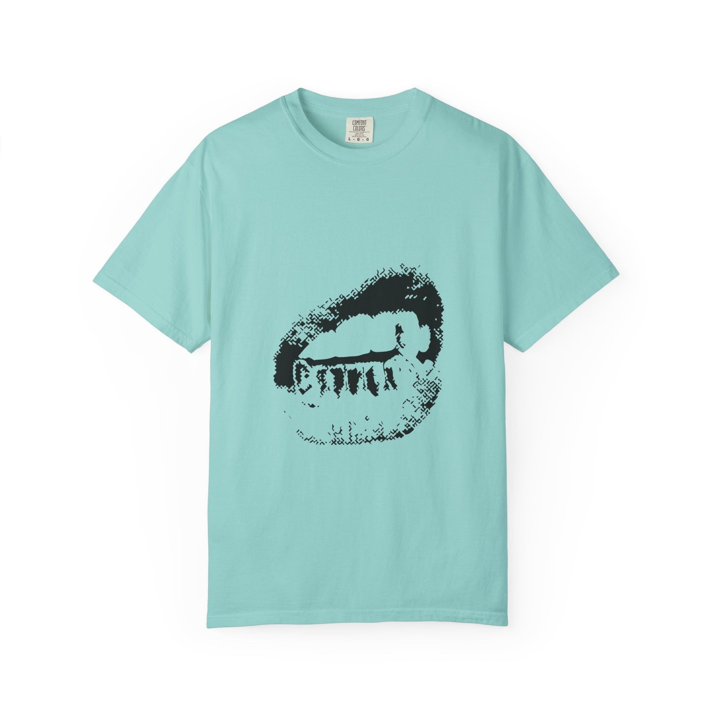 Distorted Black Wordmark - snazzymerch