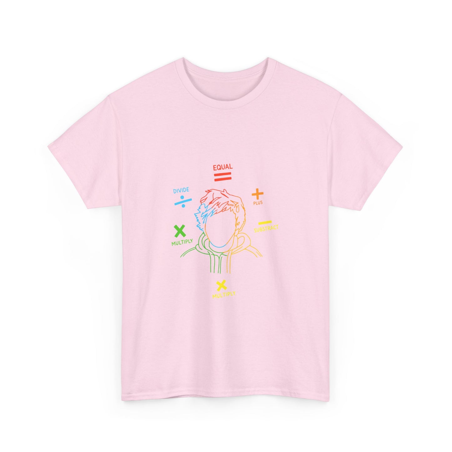 Minimalist Divide Symbol with Brush Unisex Heavy Cotton Tee Printify