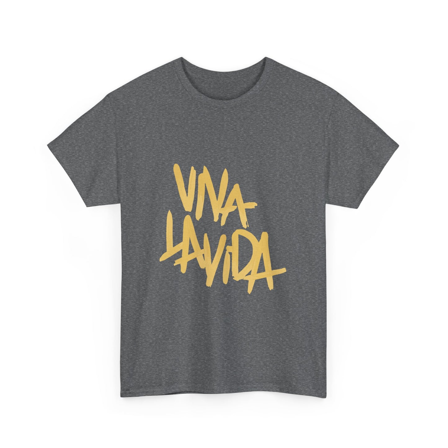 Golden Brush Script Unisex Cotton Tee Printify