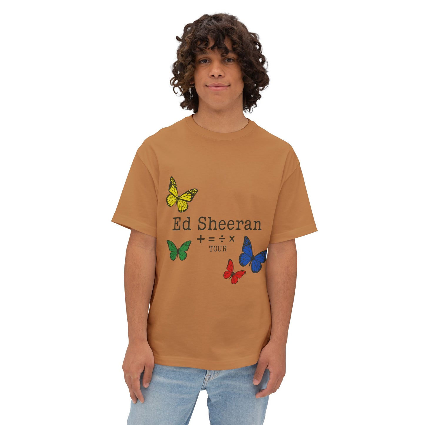 Ed Sheeran Butterfly Boxy Tee | Oversized Fit