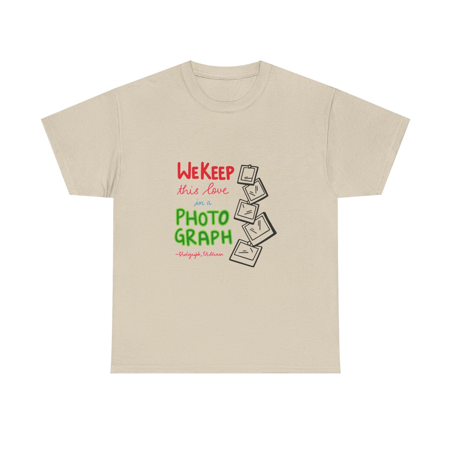 White Paw Print Unisex Heavy Cotton Tee Printify