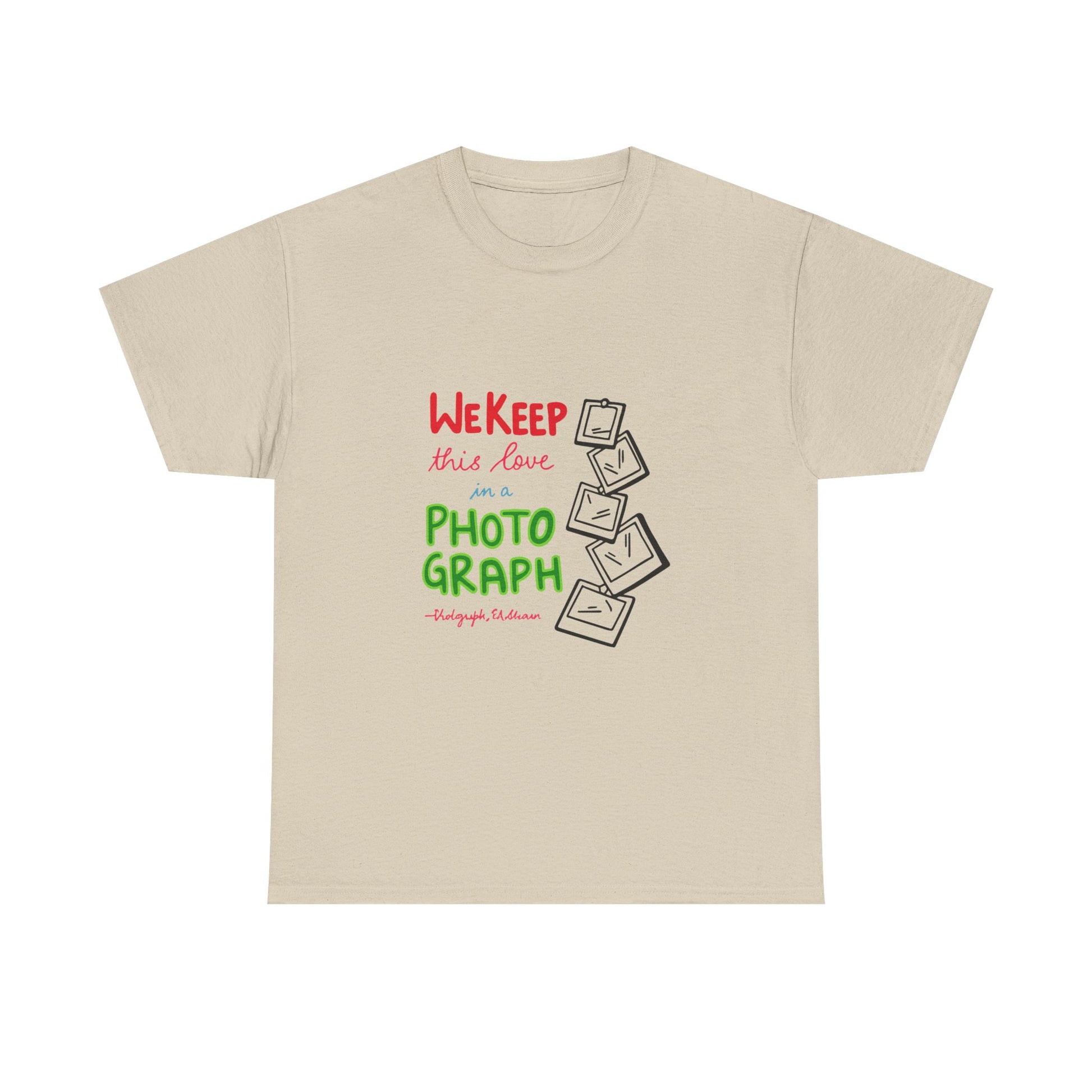 White Paw Print Unisex Heavy Cotton Tee Printify