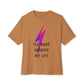 Power Surge Bolt Unisex Oversized Boxy tee Printify