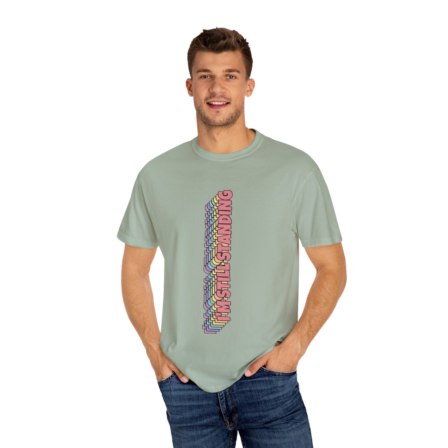 Standing Unisex Garment-Dyed T-shirt - snazzymerch