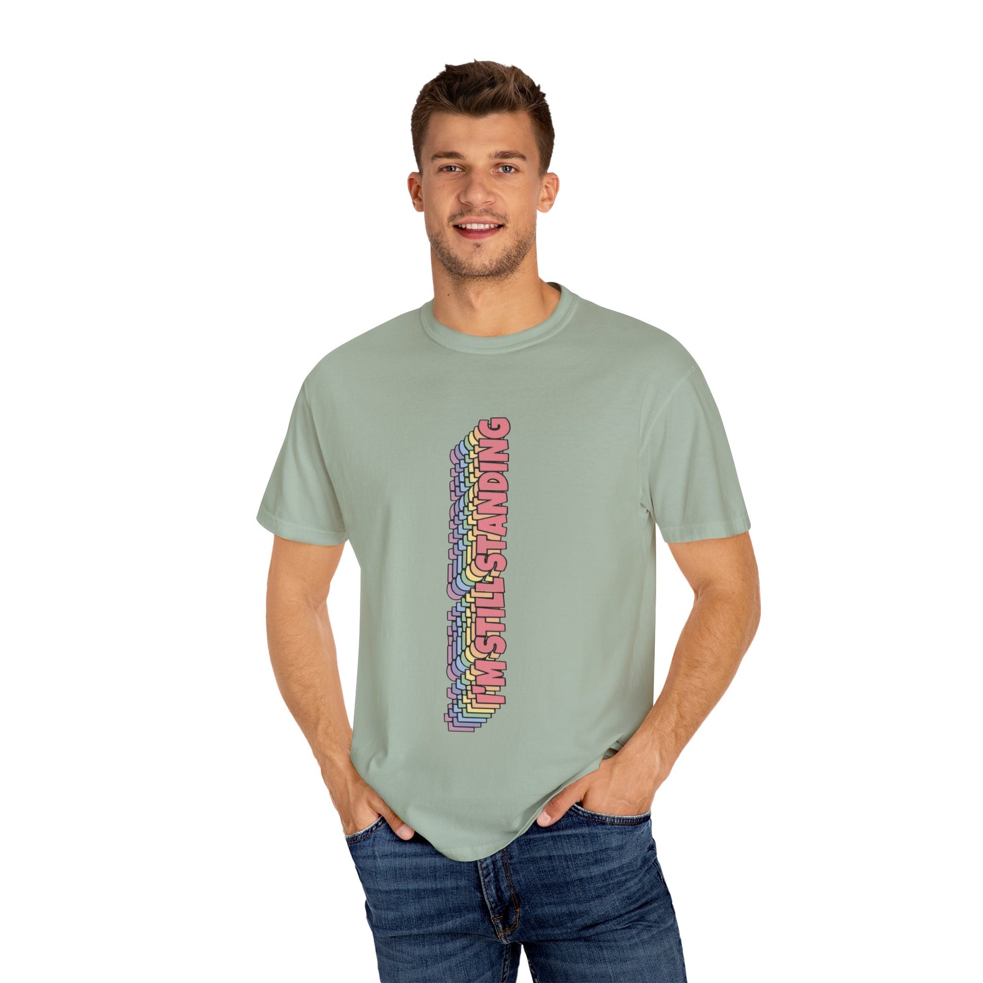 Standing Unisex Garment-Dyed T-shirt - snazzymerch