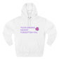 Your Dreams Haven’t Forgotten You Three-Panel Fleece Hoodie - snazzymerch