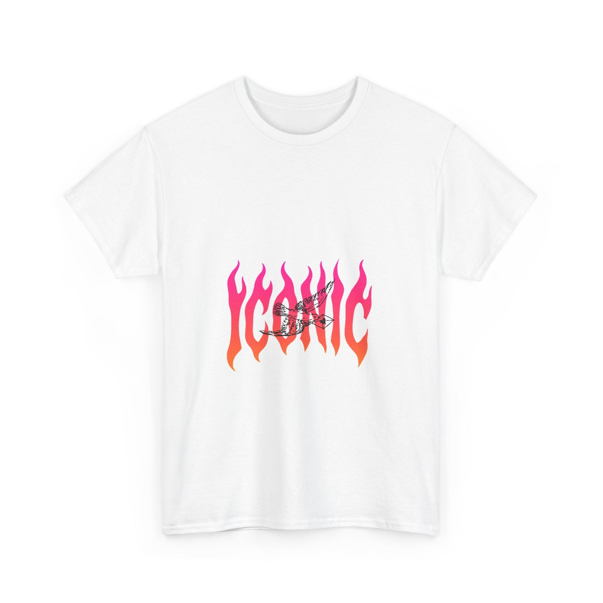 Flame Flight Iconic Unisex Heavy cotton tee Printify