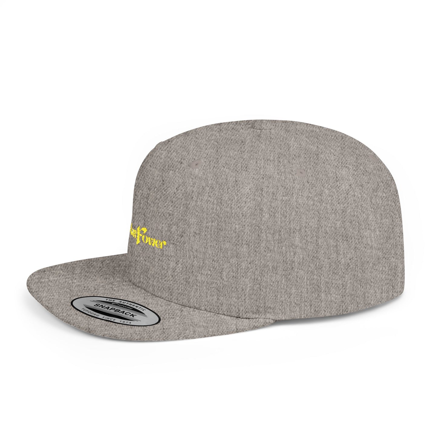 Solar Power Retro Flat Bill Snapback - snazzymerch