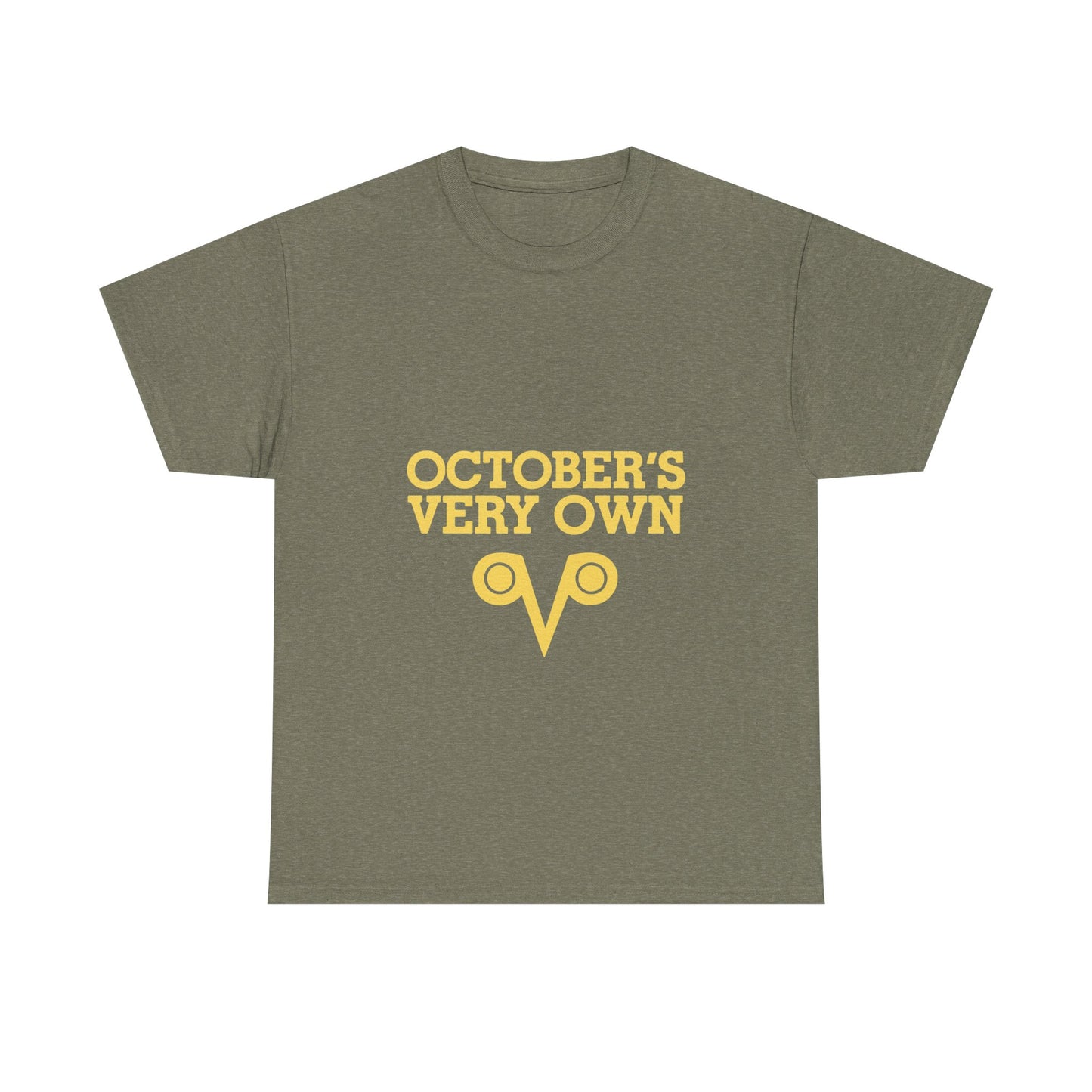 October’s Very Own Bold Logo Heavy Cotton Tee Printify