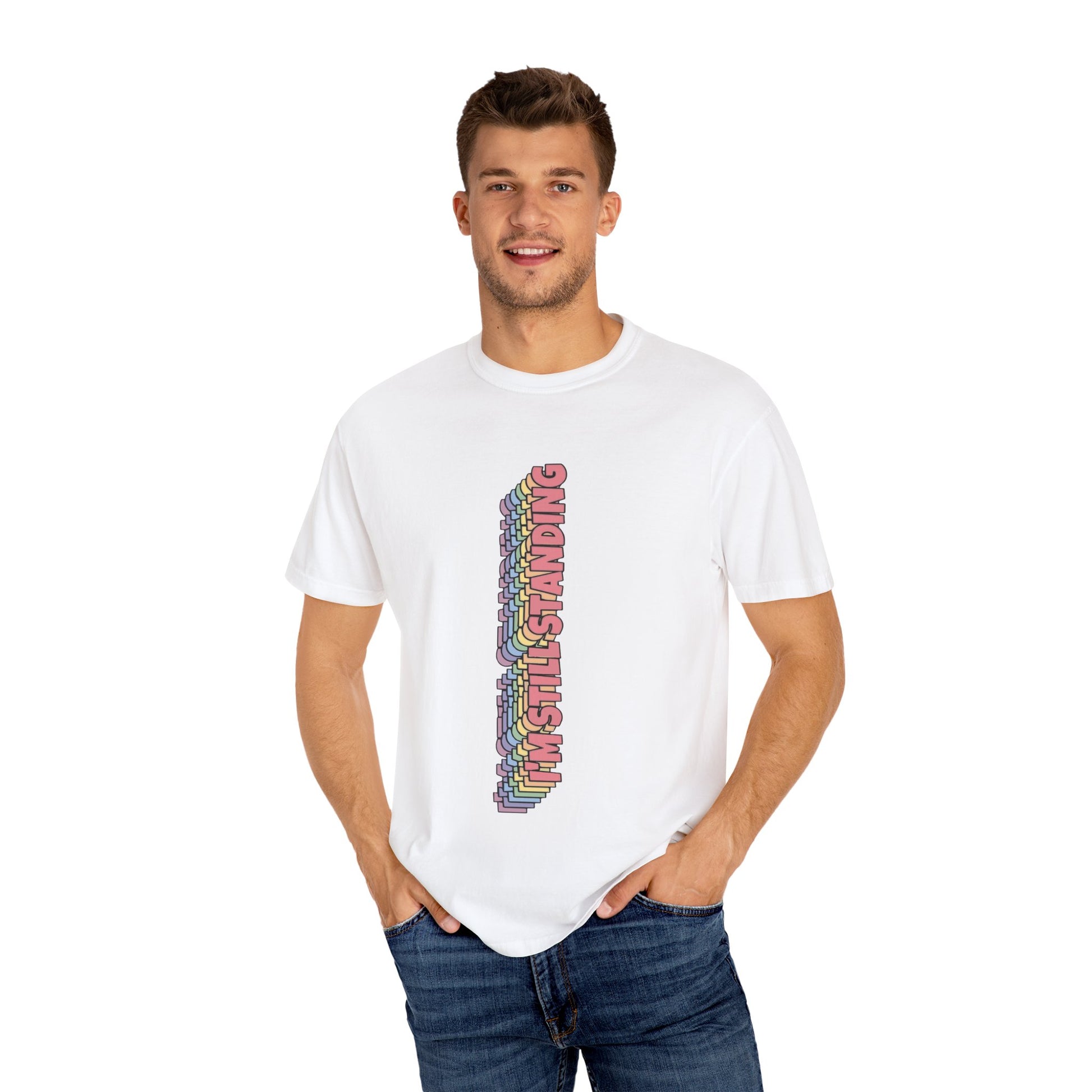 Standing Unisex Garment-Dyed T-shirt - snazzymerch