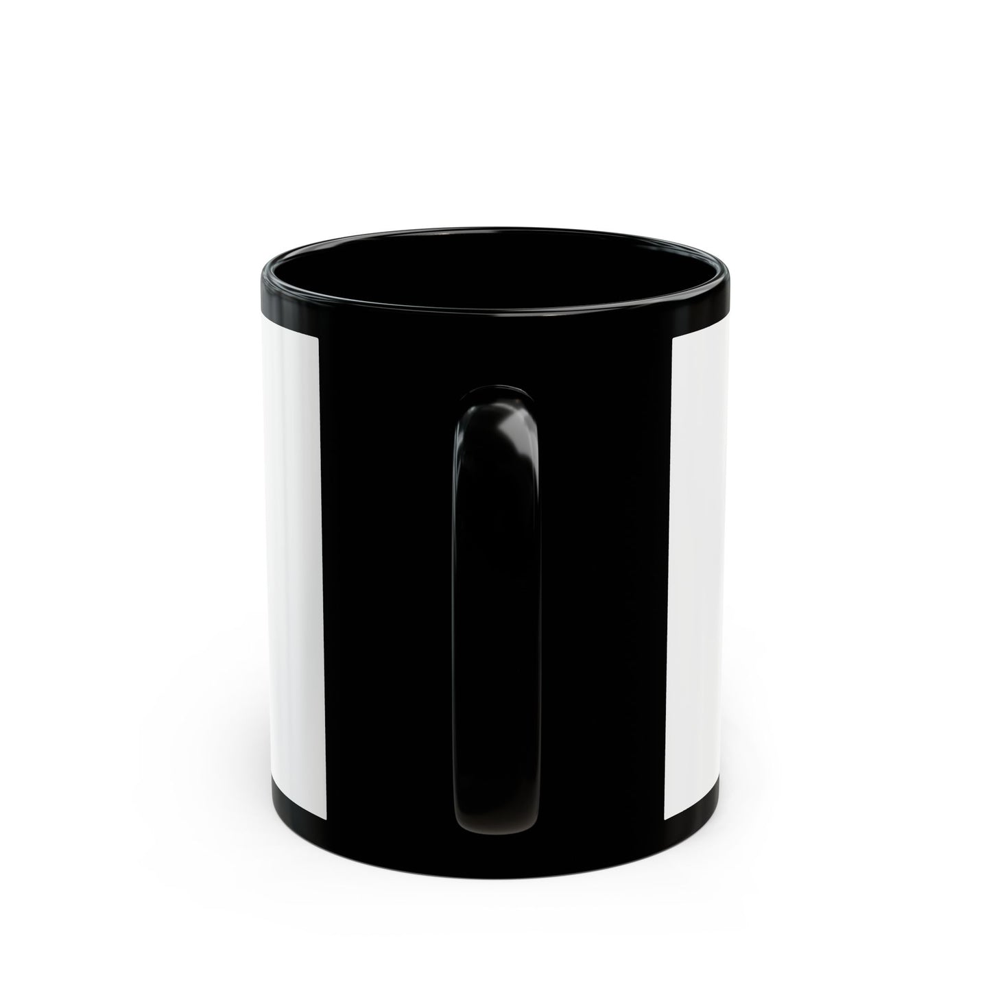 Strong & Brave Black Mug (11oz, 15oz) - snazzymerch