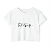 Pop Muse Silhouette Women's Festival Crop Top - snazzymerch
