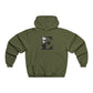 Black & White Portrait Men's NUBLEND® Hooded Sweatshirt - snazzymerch