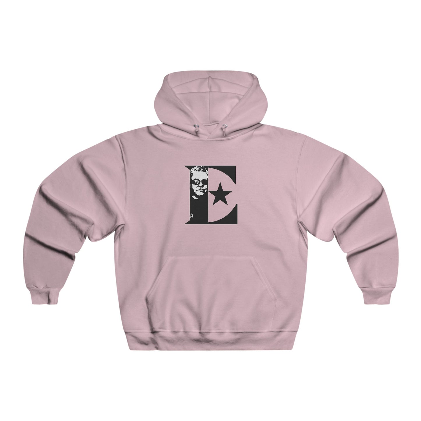Black & White Portrait Men's NUBLEND® Hooded Sweatshirt - snazzymerch